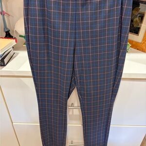 Rag & Bone Navy Checkered Dress Pants